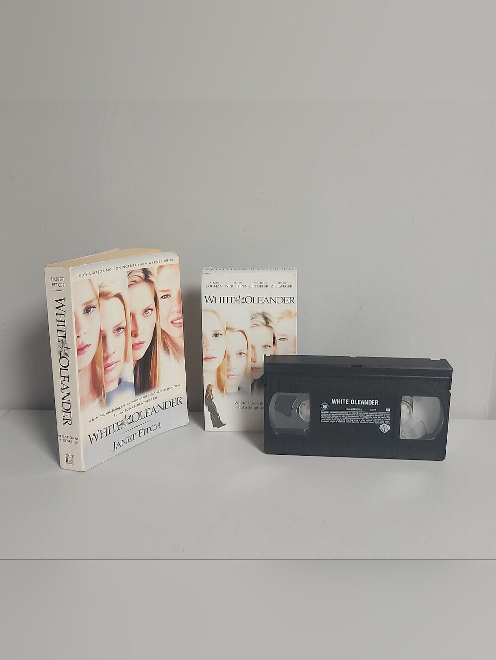 White Oleander VHS Tape and Box Set - Black and Cream